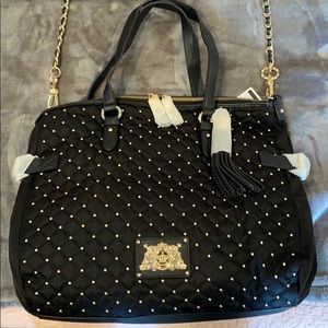 Juicy Couture Lauryn zip tote black